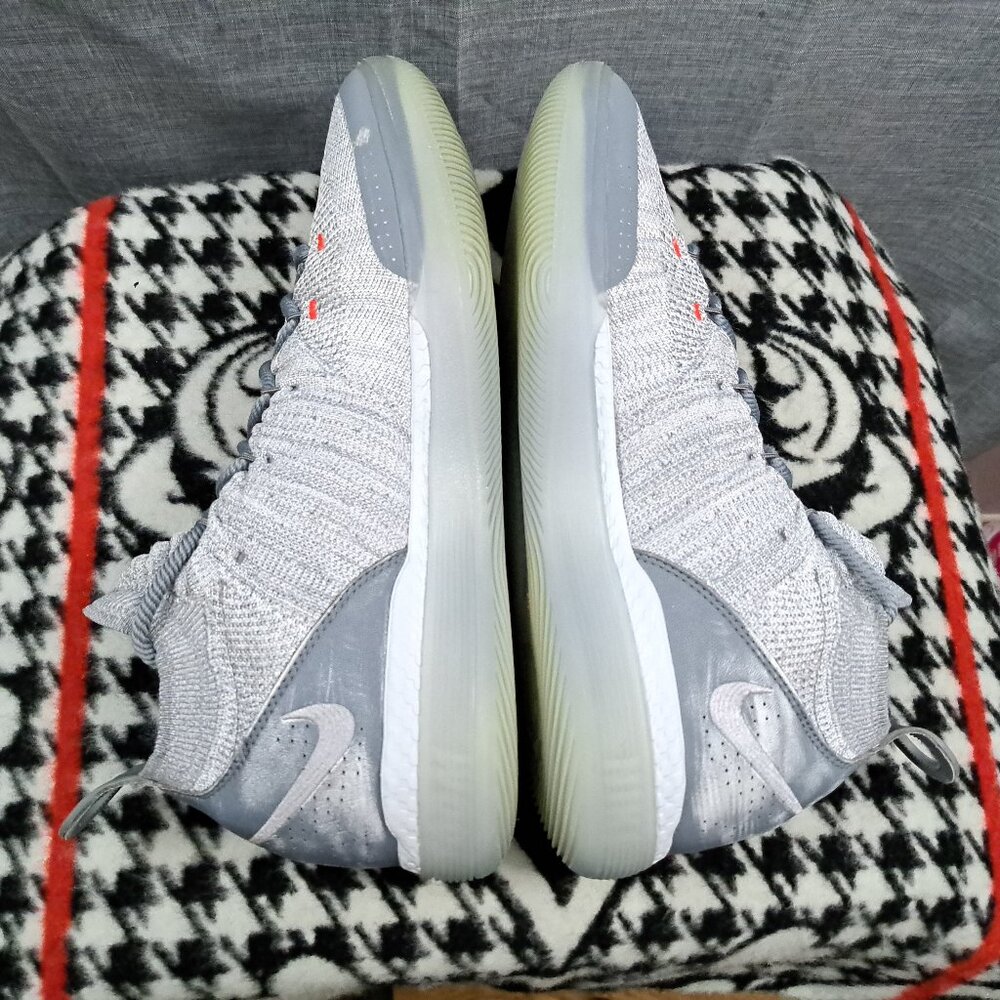 %Men's Nike KD 11 Basketball Shoes A02604-002 Gray Size 13 Durant A8 - Picture 11 of 14